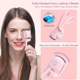 Heated USB Rechargeable Eyelash Curler