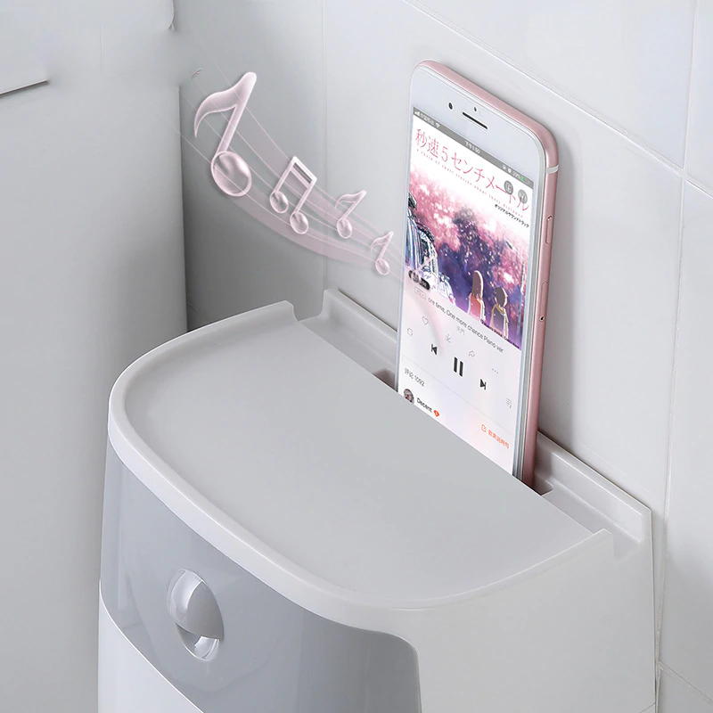 Wall Mounted Waterproof Toilet Paper Holder